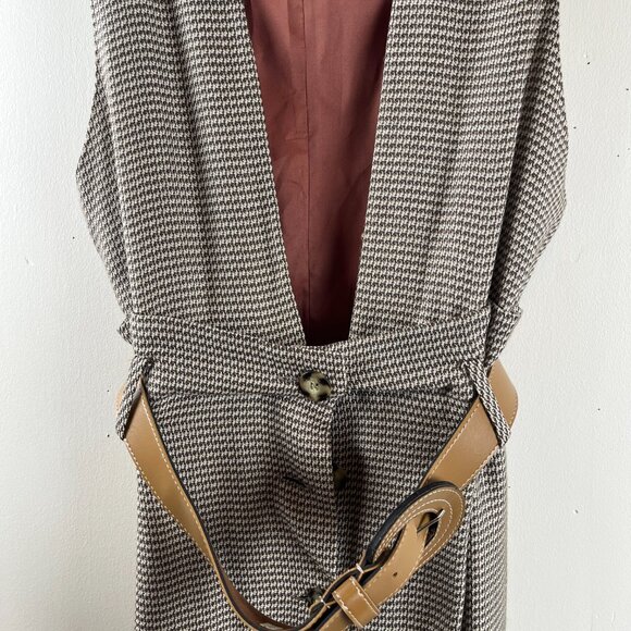 Ann Taylor Vintage 90s Plaid Maxi Dress - Picture 3 of 5